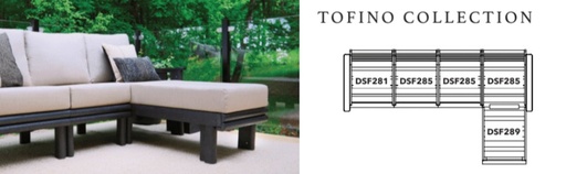 DSS.TXL * Chaise Sectional Large, Tofino Collection