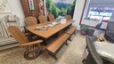 Dinning Fire Table * 44" x 96" * Natural Finish