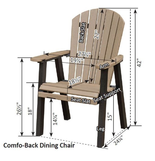 Comfo Back * Dining Chair