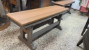 Set * 8' Fire table w benches & Chairs * Natural Finish