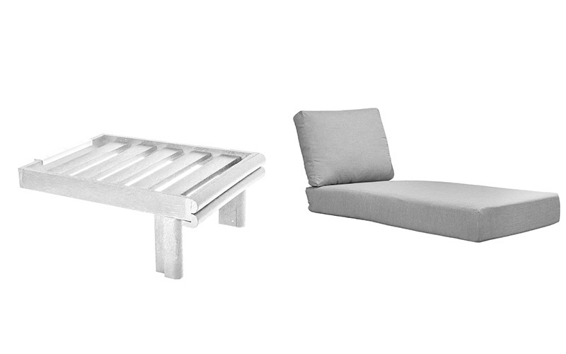 DSF289c * (Add) Chaise Extension, Tofino Collection