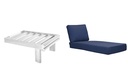 DSF289c * (Add) Chaise Extension, Tofino Collection
