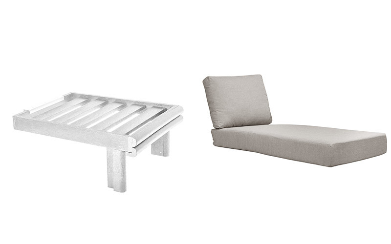 DSF289c * (Add) Chaise Extension, Tofino Collection