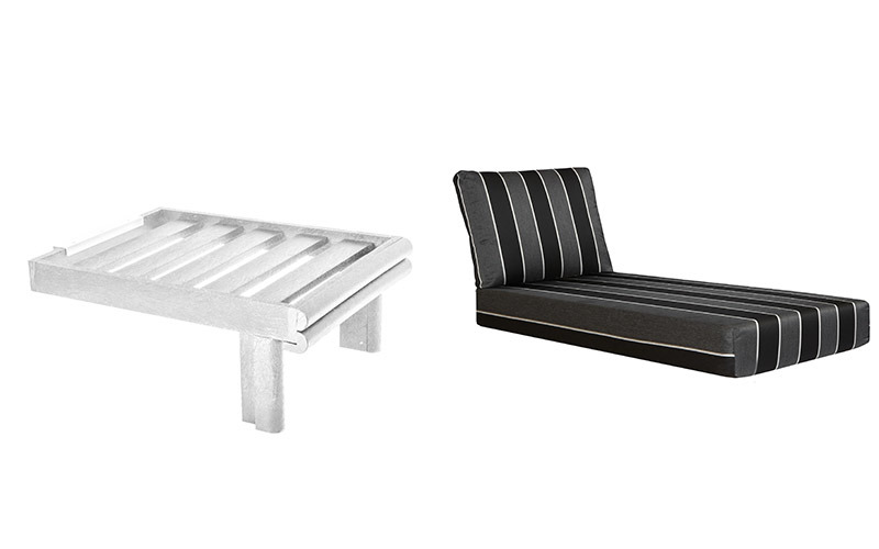DSF289c * (Add) Chaise Extension, Tofino Collection