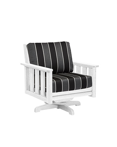 DSF264c * Swivel Arm Chair w/Cushions, Stratford Collection