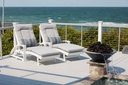 Chaise Lounge w/Hidden Wheels, St. Tropez Collection