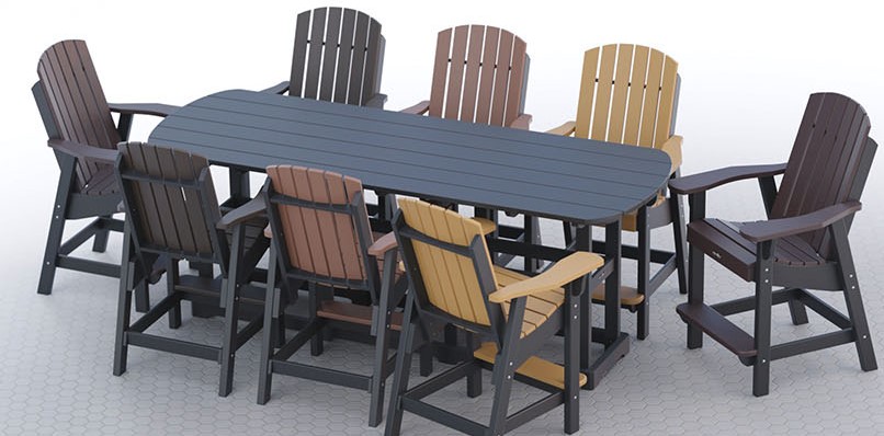 Set: Krahn Bistro Height for 2-4-6-8 Seating