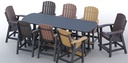 Set: Krahn Bistro Height for 2-4-6-8 Seating