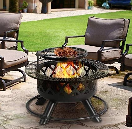  24” Fire Pit with Regular Grill