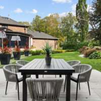 M1 * Magic Extension Table (45x74x114") with 10 Atlas Padded Dining Chairs