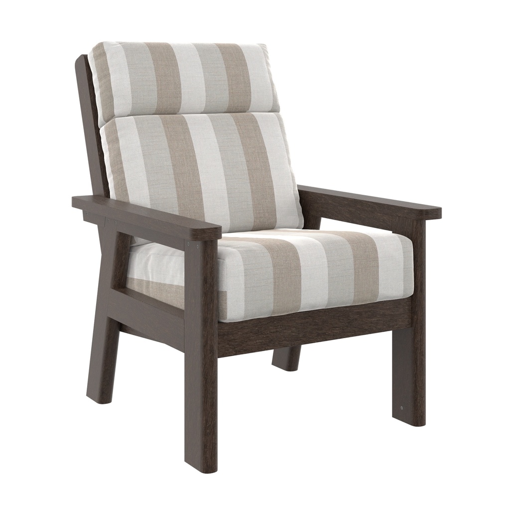DSF291 * High Back Arm Chair w/Cushions, Charleston Collection