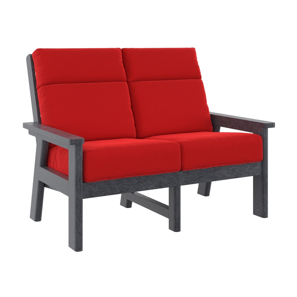 DSF292 * High Back Loveseat w/Cushions, Charleston Collection