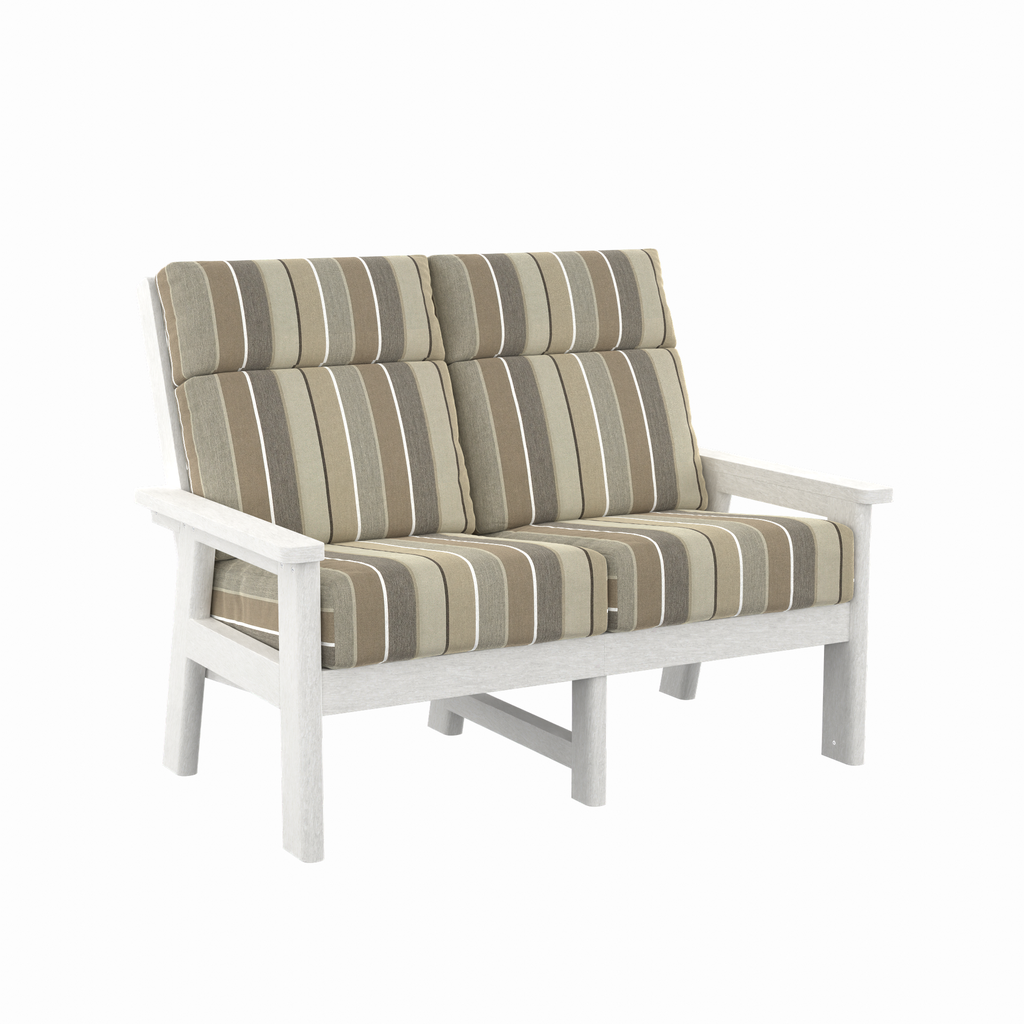 DSF292 * High Back Loveseat w/Cushions, Charleston Collection