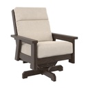 DSF294 * High Back Swivel Chair w/Cushions, Charleston Collection