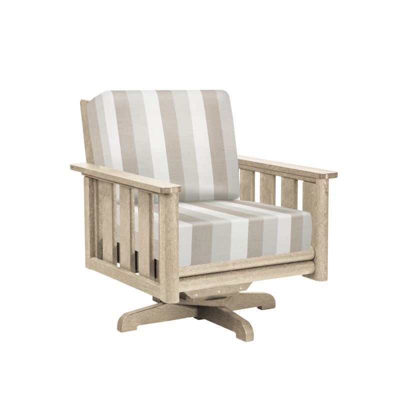 DSF264c * Swivel Arm Chair w/Cushions, Stratford Collection