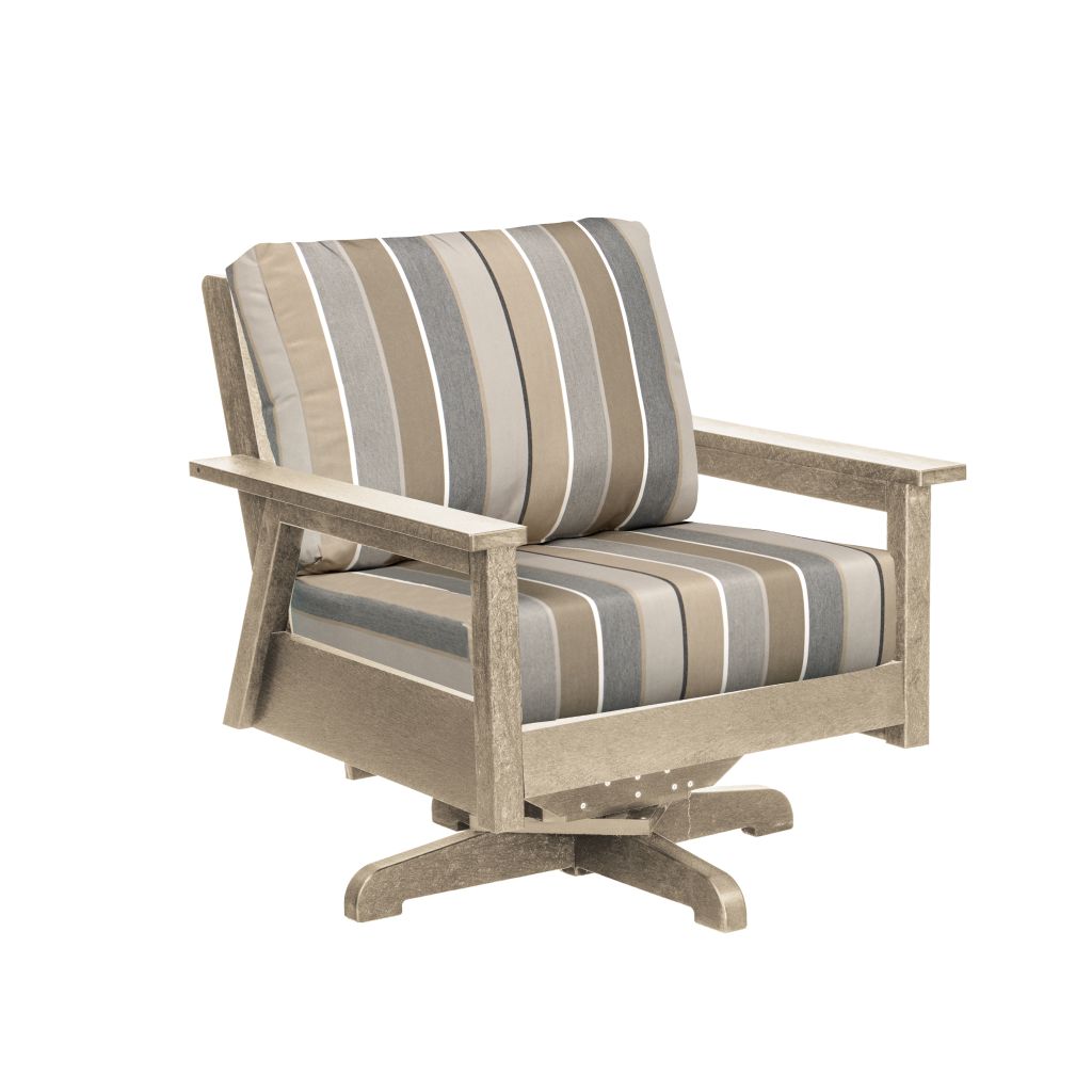 DSF284c * Swivel Chair w/Cushions, Tofino Collection