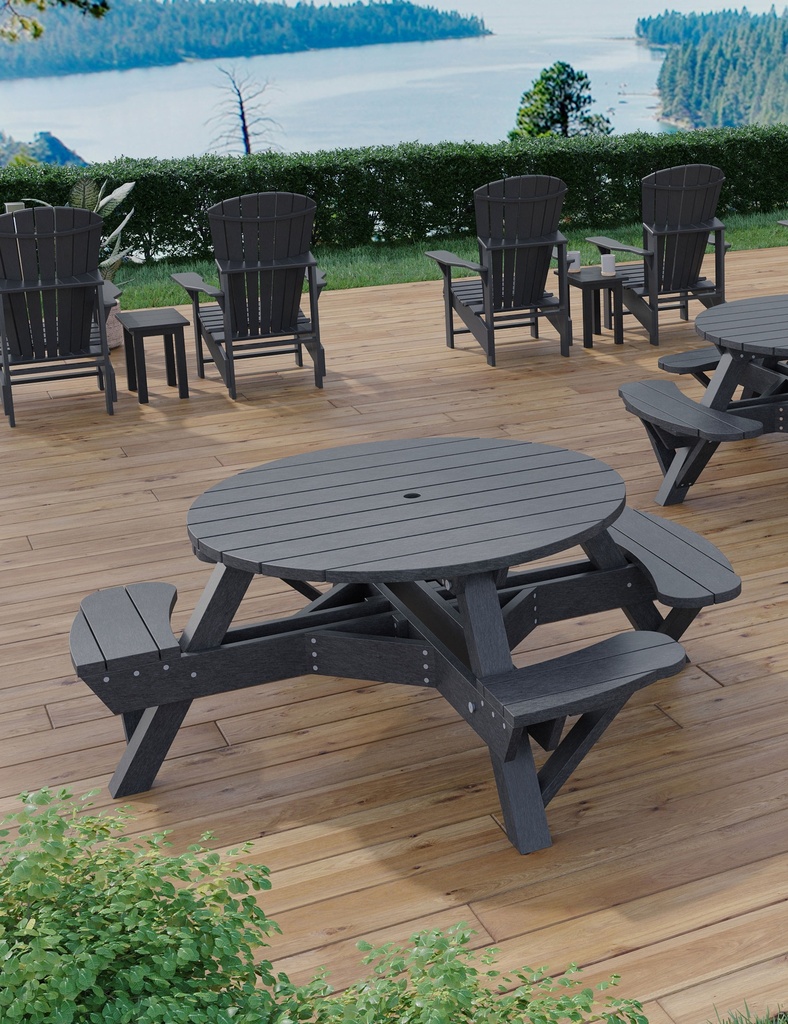 T50WC 51" Round Picnic Table (Wheelchair Accessible)