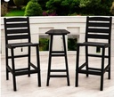 SET Small Pub Table with 2 Chairs