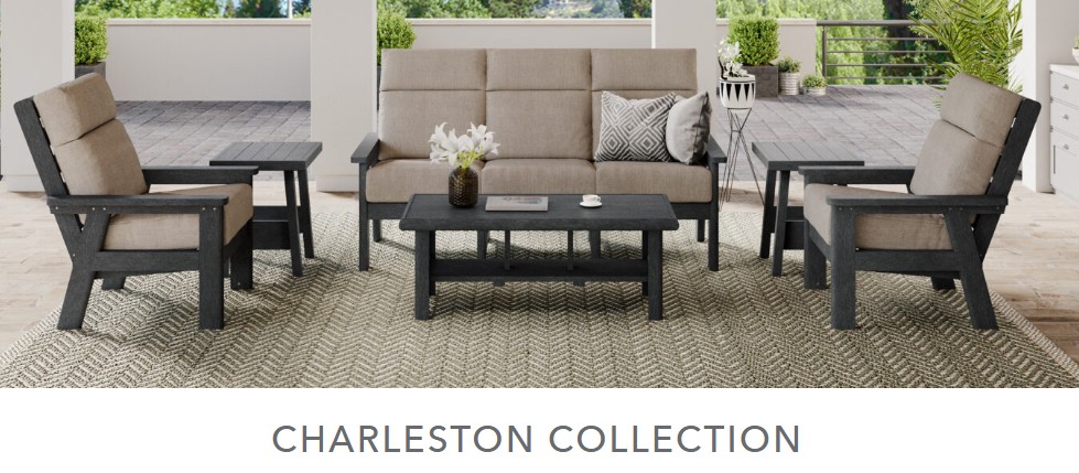 DSF291 * High Back Arm Chair w/Cushions, Charleston Collection