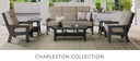 DSF291 * High Back Arm Chair w/Cushions, Charleston Collection
