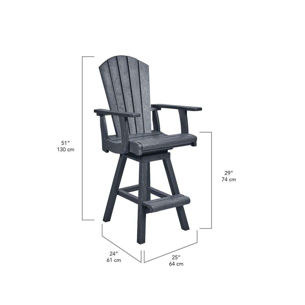 Hot Buy * 40" Square Premium Pub Table with 4 Swivel Pub Arm Chairs, Red 