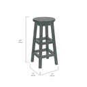 Hot Buy * 40" Round Pub Table w/ 4 Swivel Bar Stool, Red