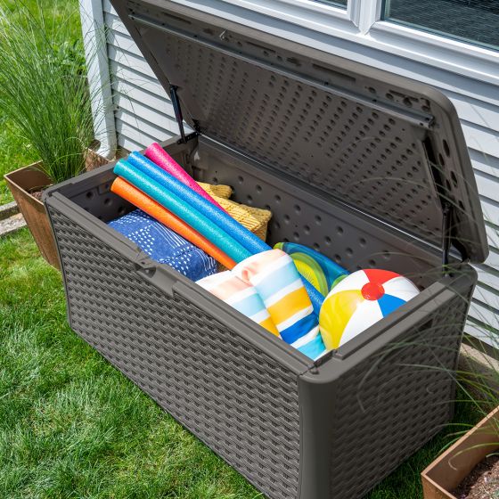 Suncast Deck Boxes - Extra Large (134 GAL) Wicker   