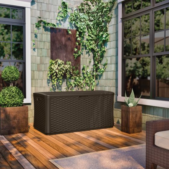 Suncast Deck Boxes - Extra Large (134 GAL) Wicker   