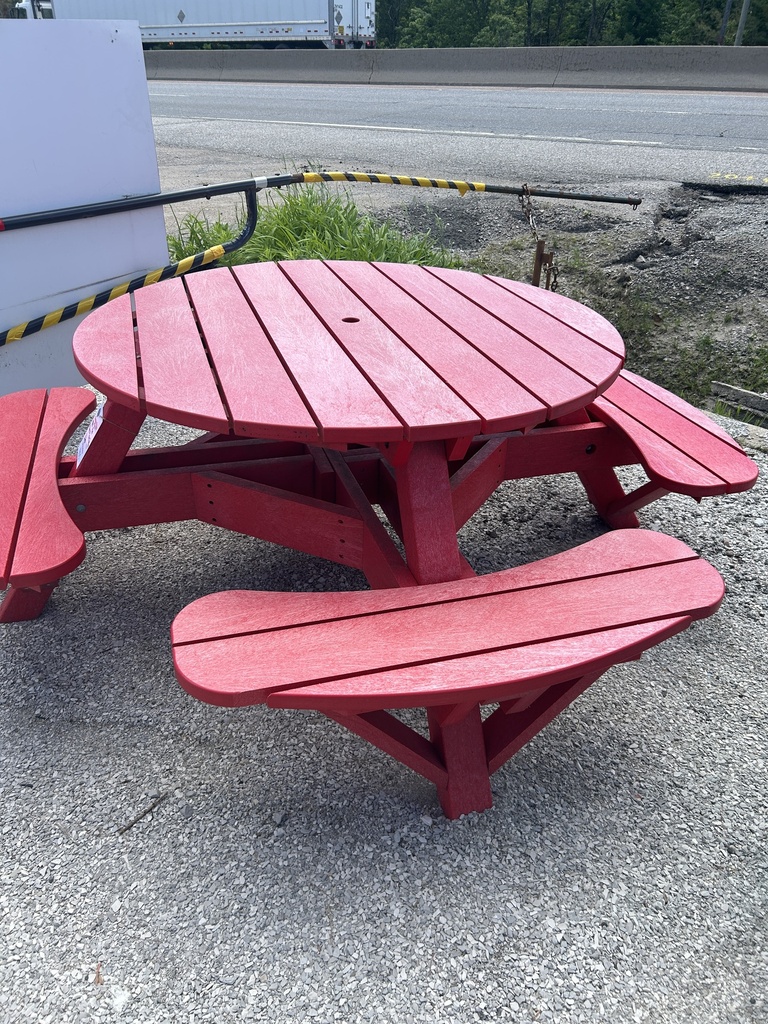 Hot Buy - T50 * 51" Round Picnic Table, Generation Line 