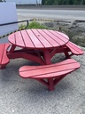 Hot Buy - T50 * 51" Round Picnic Table, Generation Line 
