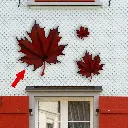 GW * Hanging Canadian Maple Leaf 17"