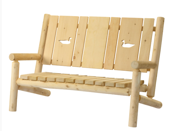 Log Loveseat