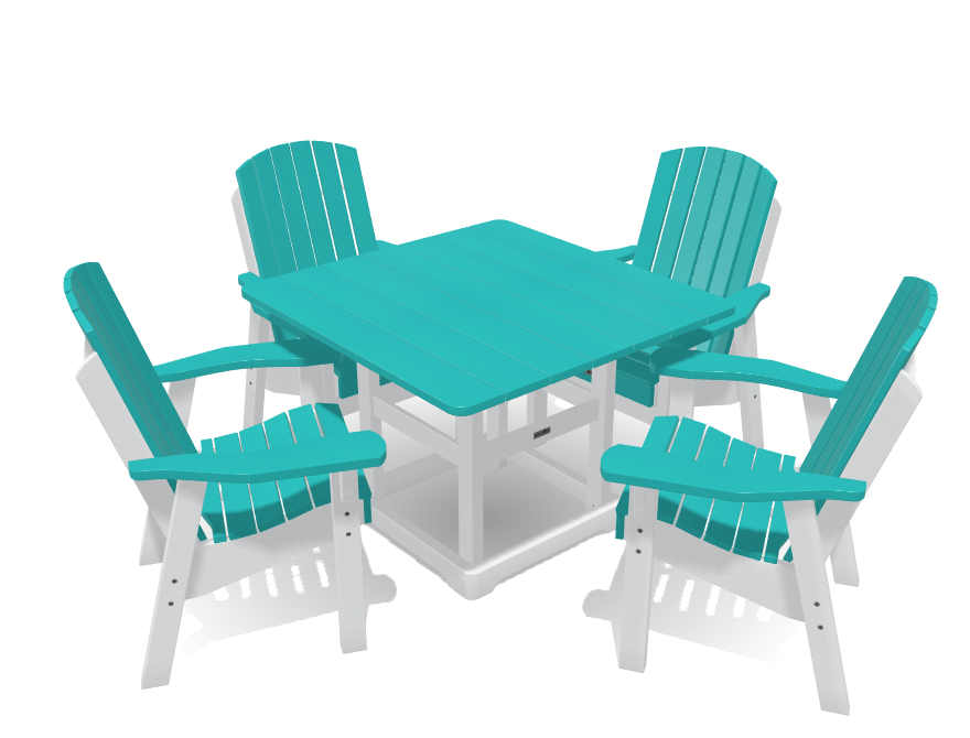 Set 40" Deluxe Dining Table with 4 Chairs, Krahn