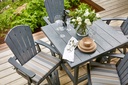 Set 40" Prem Sq Pub Table w/4 Swivel Pub Chairs