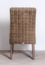 FN61211 * Cubo Dining Side Chair, Creamy Oak Resin