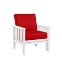 DSF261c * Arm Chair w/Cushion, Stratford Collection