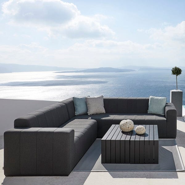 Set07 * Bite 2-pc Sectional, Sooty Fabric by Divano Lounge