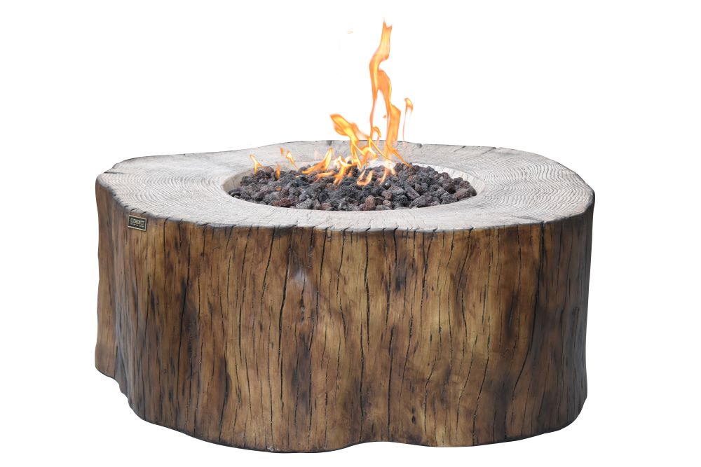 Elementi Manchester Fire Table, Redwood