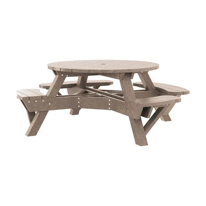 T50WC 51" Round Picnic Table (Wheelchair Accessible)
