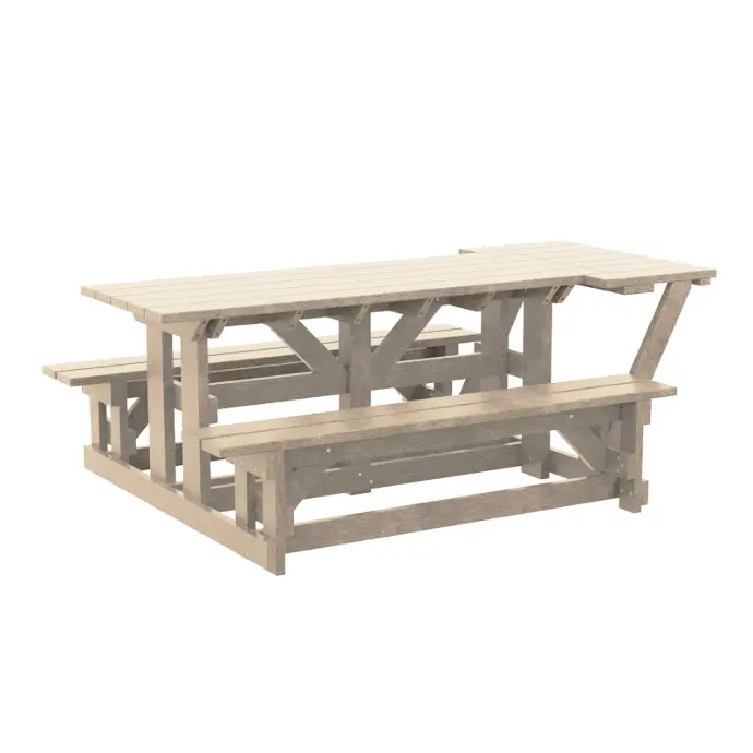 T52WC 72" Rectangular Picnic Table (Wheelchair Accessbile)