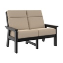 DSF292 * High Back Loveseat w/Cushions, Charleston Collection