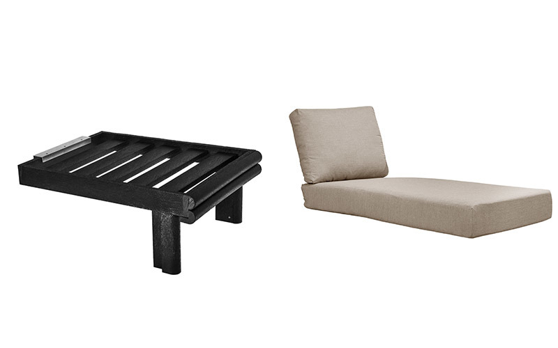DSF289 * (Add) Chaise Extension w/Cushion, Tofino Collection