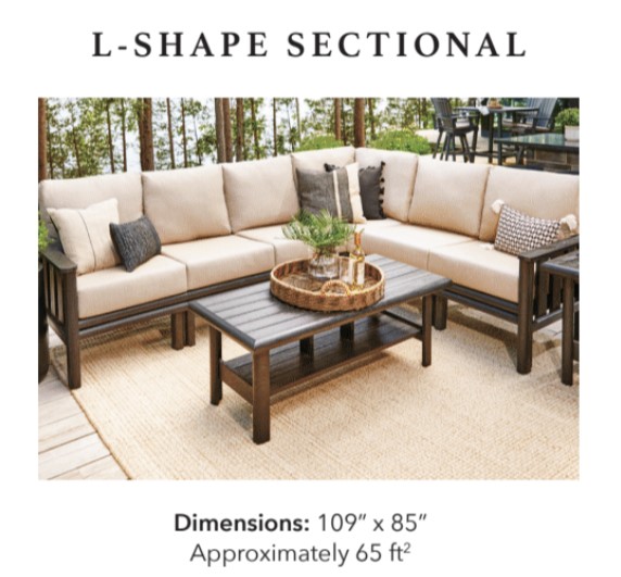 DSS.SLS * L-Shape Sectional, Stratford Collection