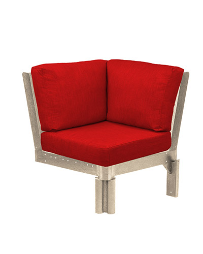 DSF266 * (Add) Sectional Corner Piece w/cushion, Stratford Collection (DEL)