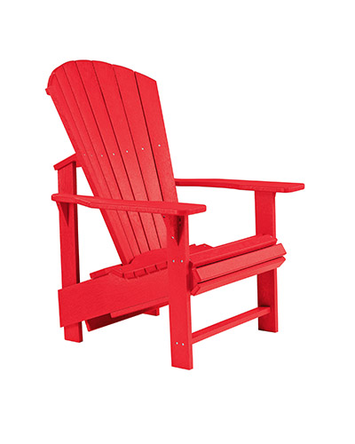 Hot Buy * C03 Upright Adirondack, White on Navy