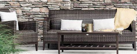 Hot Buy * Biltmore Collection by Ratana (Loveseat, Club Chair in Wild Truffle Resin, Hessonite Garnet Aluminum)