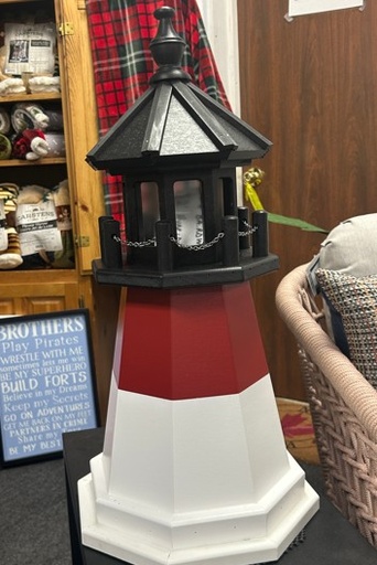 [LH2-H BA.RDWH] Hybrid 2' Lighthouse (Red/White, Barnegat)