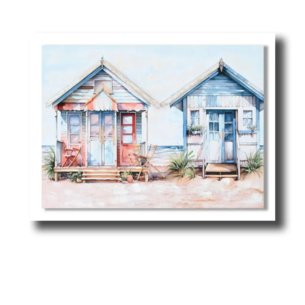 GW * Tiny Houses on the Beach Painting
