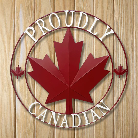GW * Proudly Canadian Wall Circle