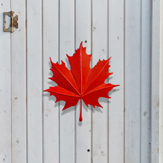 GW * Small Maple Leaf Wall Decor